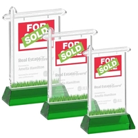 Real Estate Award on Hartford Base - Green