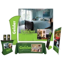 Package includes Trunk, two mini X-Banners, 6' Table Cover, Tower Stand,......