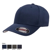 Flexfit wooly combed cap in XXL-classic fitted style for extended size......