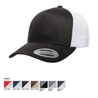 Flexfit 2-tone 5-panel trucker cap-breathable, stylish, and ideal for custom...