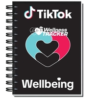 5" x 7" full color journal with stock wellness sheets.... from ASI 50873...