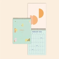 Stock 12 Month Calendar. Pick your color scheme, and choose coil... from ASI...