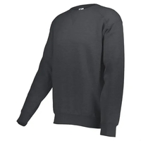 Crew sweatshirt with spandex reinforced rib knit cuffs and waistband,...