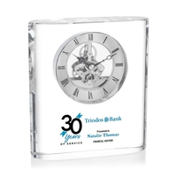The Adams VividPrint™ Clock is a spectacular optical crystal timepiece...