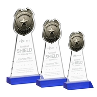 Police Badge Award - Blue