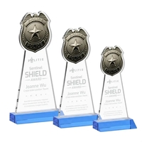 Police Badge Award - Sky Blue