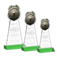 Police Badge Award - Green