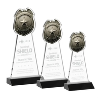 Police Badge Award - Black