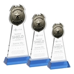 Police Badge Award on Hartford Base - Sky Blue