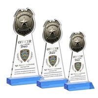 Police Badge VividPrint™ Award - Sky Blue