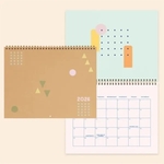 CALENDAR - STANDARD - HORIZONTAL - TEXT WEIGHT WITH COLOR GU