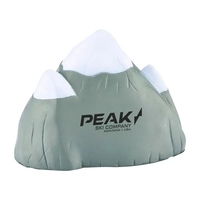 3.5" x 2.5" x 2" mountains-shaped stress reliever made of PU... from ASI...