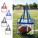Basic Clear Stadium Security Zipper Tote