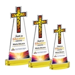 Cross VividPrint™ Award on Alberton Base - Gold