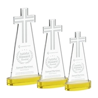 Crafted from premium optical crystal, this elegant Cross Award features a......