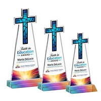 Crafted from premium optical crystal, this elegant Cross VividPrint™ Award...