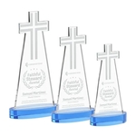 Cross Award on Alberton Base - Sky Blue