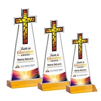 Crafted from premium optical crystal, this elegant Cross VividPrint™ Award...