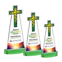 Crafted from premium optical crystal, this elegant Cross VividPrint™ Award...