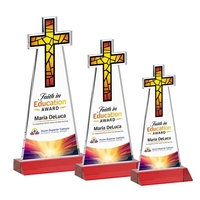 Crafted from premium optical crystal, this elegant Cross VividPrint™ Award...