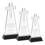 Cross Award on Hartford Base - Black