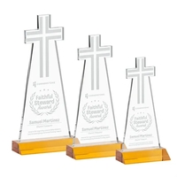 Crafted from premium optical crystal, this elegant Cross Award features a......