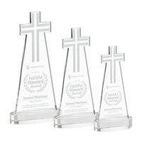Crafted from premium optical crystal, this elegant Cross Award features a......
