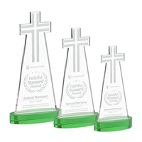 Cross Award on Alberton Base - Green