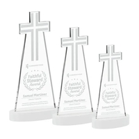 Crafted from premium optical crystal, this elegant Cross Award features a......