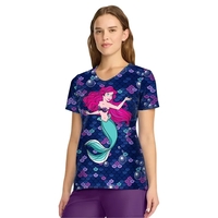 Cherokee - Tooniforms - Women's V-Neck Print Top... from ASI 86018 Scrub...