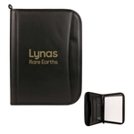 Cambridge Leatherette Zippered Padfolio