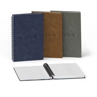 An eco-friendly spiral journal designed for practical note-taking and...