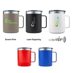 14oz SipTek Powder Coated Vacuum Handle Mug