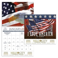 I Love America... from ASI 40480 Koozie Group / Norwood Triumph Calendar