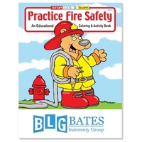 Coloring Book: Practice Fire Safety... from ASI 40480 Koozie Group / Norwood
