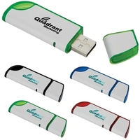 4 GB Slanted USB 2.0 Flash Drive... from ASI 40480 Koozie Group / Norwood