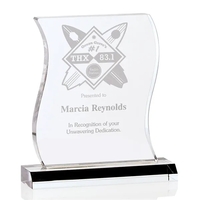 6 1/2W x 7 1/8H x 2D acrylic award, offered in... from ASI 40480 Koozie Group...