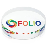 Oval Acrylic Paperweight... from ASI 40480 Koozie Group / Norwood