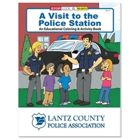 Coloring Book: A Visit to the Police Station... from ASI 40480 Koozie Group /...