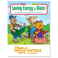 Coloring Book: Saving Energy and Water... from ASI 40480 Koozie Group / Norwood