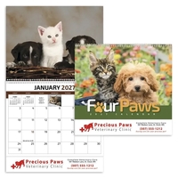 Products Four Paws Appointment Calendar - Spiral