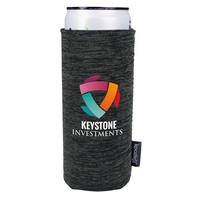 Koozie® Heather Collapsible Slim Can Cooler... from ASI 40480 Koozie Group