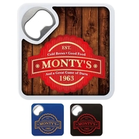 Bottle Opener Coaster... from ASI 40480 Koozie Group / Norwood
