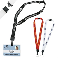 3/4" Breakaway Lanyard with Key Ring... from ASI 40480 Koozie Group / Norwood
