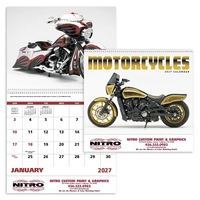 11 x 19 2024 Motorcycles calendar on #60 glossy paper with... from ASI 40480...