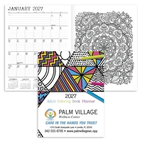 Adult Coloring Book Planner... from ASI 40480 Koozie Group / Norwood Triumph...