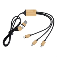 BambooTunes 5-in-1 Charging Cable... from ASI 40480 Koozie Group