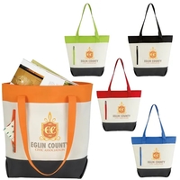 Color Zip Tote... from ASI 40480 Koozie Group / Norwood