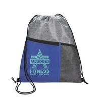 Heathered RPET Non-Woven Drawstring Backpack... from ASI 40480 Koozie Group