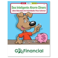 Coloring Book: Be Smart, Save Money (Spanish)... from ASI 40480 Koozie Group